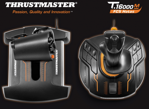 Cần Lái Máy Bay Thrustmaster T.16000m Fcs Hotas