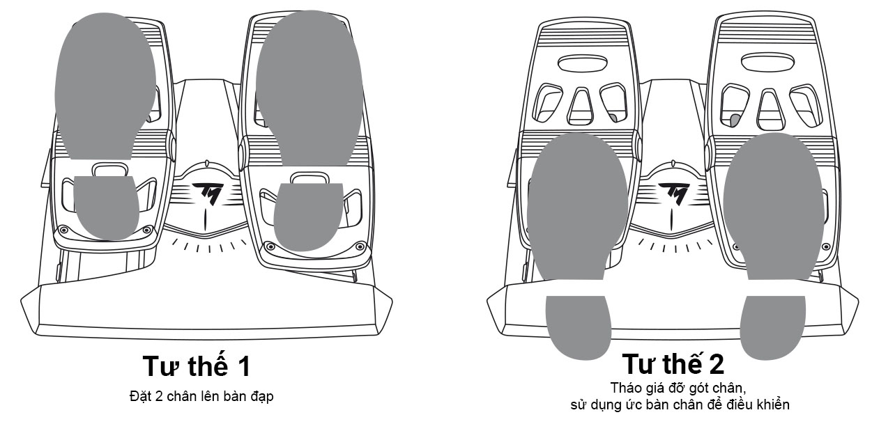 Tư Thế điều Khiển Thrustmaster Rudder Pedals
