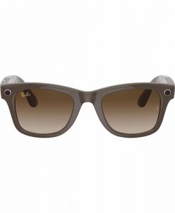 Kính Ray Ban Stories Wayfarer Shiny Brown 1