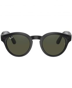 Kính Thông Minh Ray Ban Stories Round Shiny Black Green