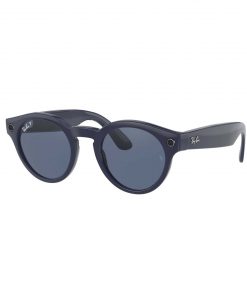 Kính Thông Minh Ray Ban Stories Round Shiny Blue Dark Blue 1