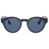 Kính Thông Minh Ray Ban Stories Round Shiny Blue Dark Blue