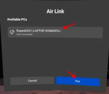 Pc Connect Oculus