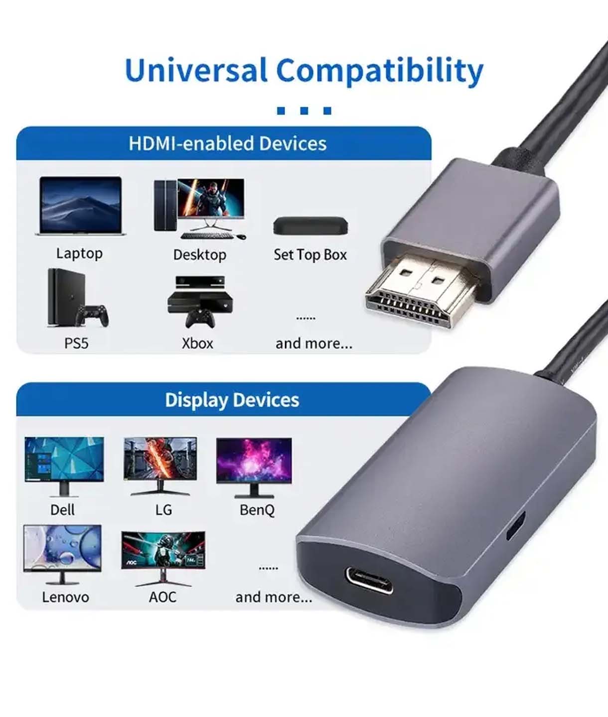 Adapter đổi Hdmi Sang Usb C 3