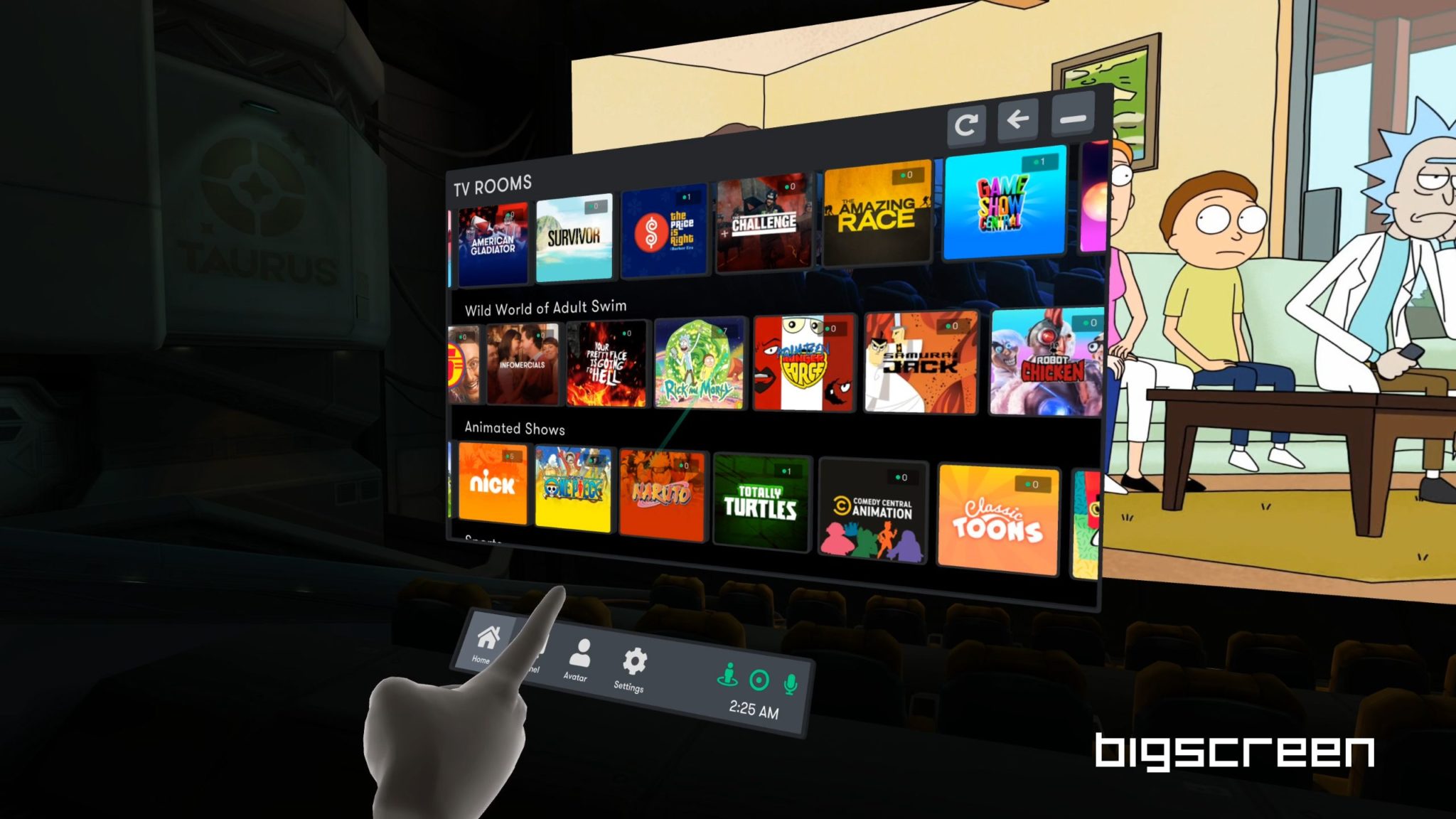 Bigscreen Tv Shows