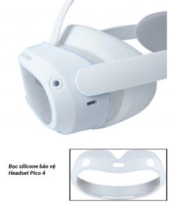 Bọc Silicone Bảo Vệ Headset Pico 4 Trắng