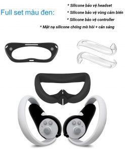 Bộ Full Set Silicone Màu đen