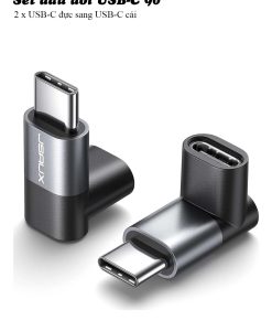 Full Set đầu đổi Usb C 90 độ Jsaux