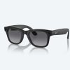 Kính Thông Minh Ray Ban Meta Wayfarer Matte Black Gradient Graphite L