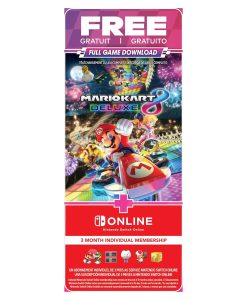 Máy Chơi Game Nintendo Switch V2 Mario Kart 8 Deluxe Bundle + Nintendo Switch Online Membership 1