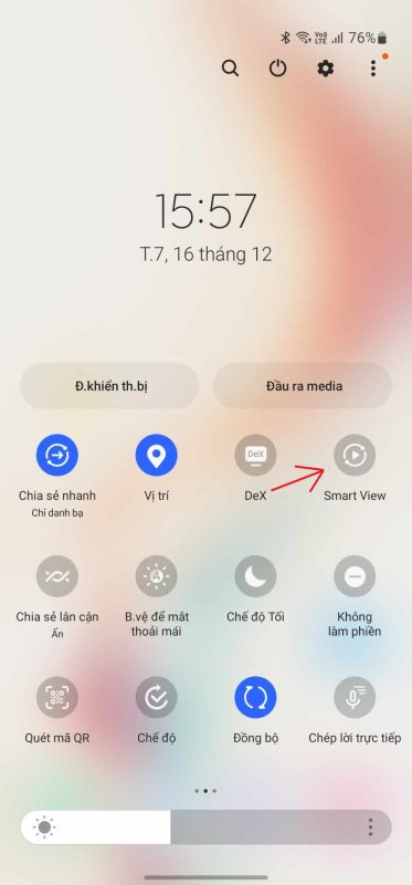 Smartview Trên điện Thoại Android