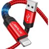 Cáp Usb A To Lightning Chính Hãng Jsaux (1,2m, 1,8m,)