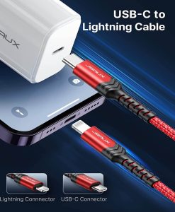 Cáp Usb C To Lightning Chính Hãng Jsaux (1,2m, 1,8m, 3m) 3