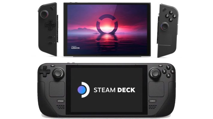Thiết Kế Lenovo Legion Go Vs Steam Deck
