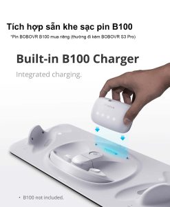 Bộ Dock Sạc Bobovr D3 Cho Meta Quest 3 Và Meta Quest 3s