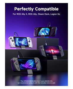 Dock 6 In 1 Dạng đứng 4k 120hz Cho Legion Go, Steam Deck, Rog Ally X Chính Hãng Jsaux 1