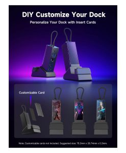Dock 6 In 1 Dạng đứng 4k 120hz Cho Legion Go, Steam Deck, Rog Ally X Chính Hãng Jsaux 2
