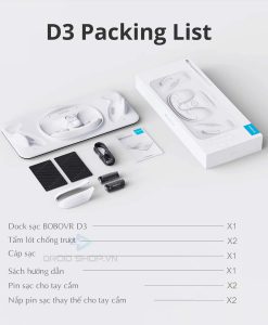 Trọn Bộ Dock Sạc Bobovr D3 Cho Meta Quest 3