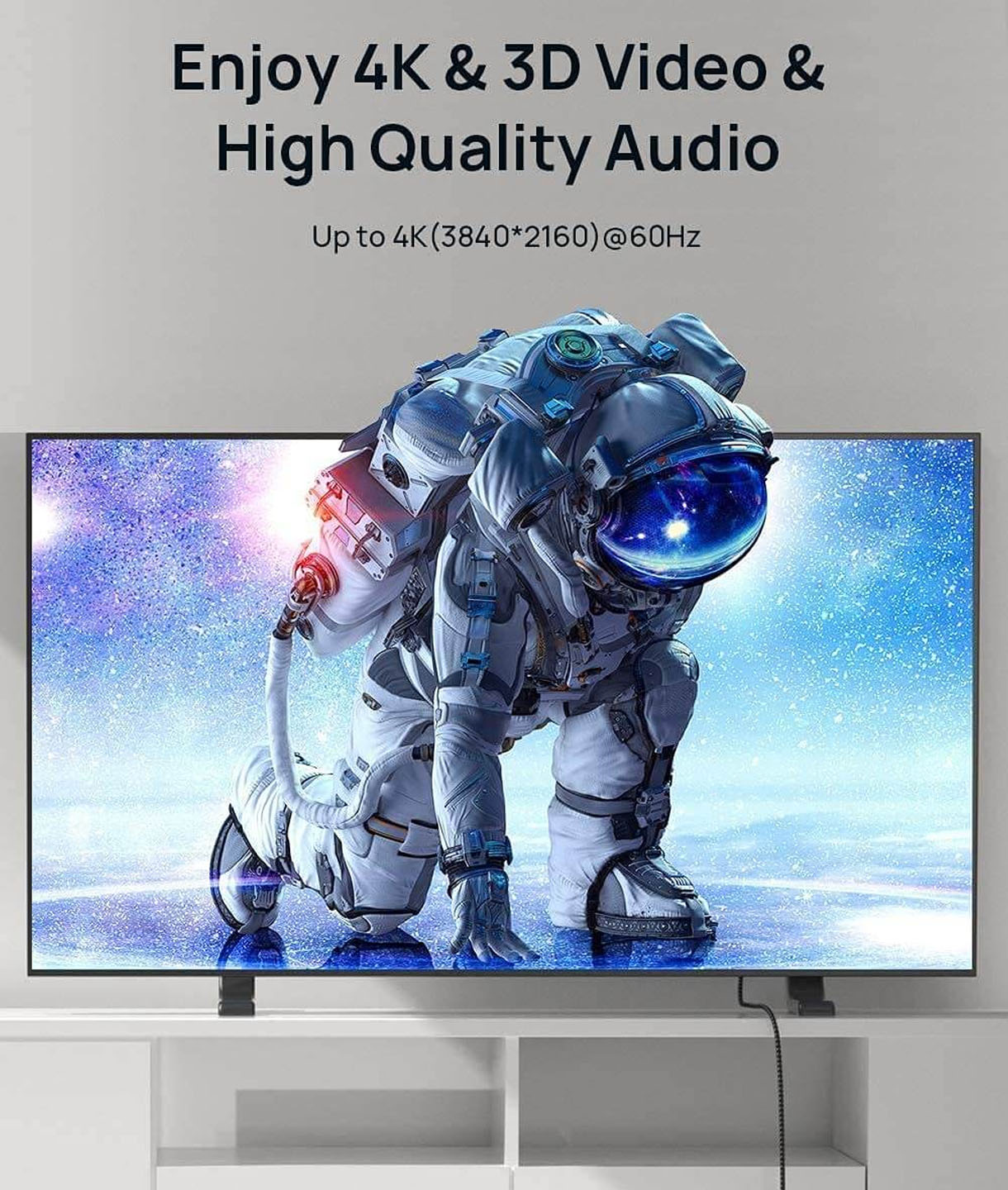 Cáp Hdmi 2.0 4k60hz Chính Hãng Jsaux 3