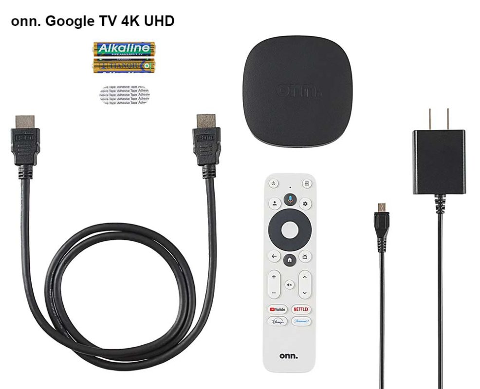 Trọn Bộ Sản Phẩm Onn Google Tv 4k Hdr