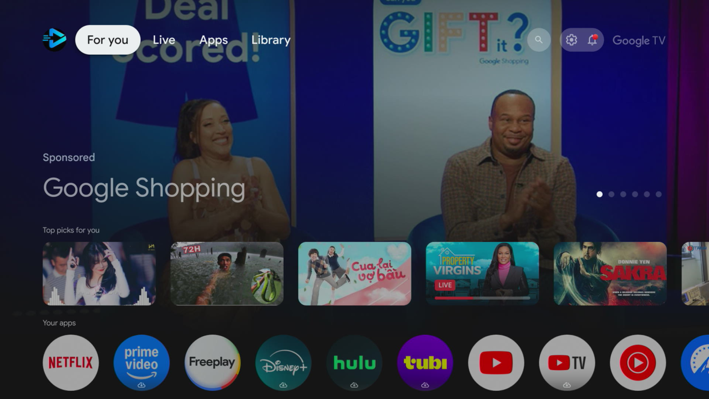 Giao Diện Chính Onn Tv