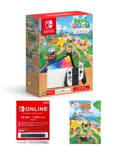 Máy Chơi Game Nintendo Switch Oled Mario Crossing Tặng Kèm Nintendo Switch Online