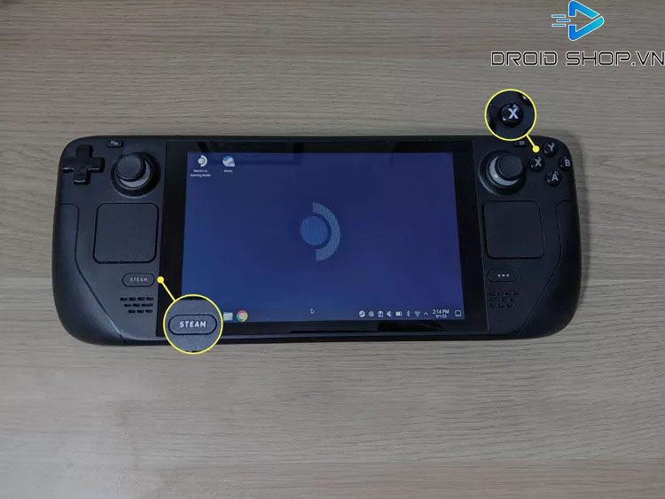 Nhấn Giữ Steam X