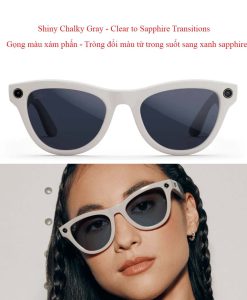 Kính Ray Ban Meta Skyler Shiny Chalky Gray đổi Màu Clear To Sapphire Transitions