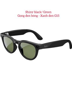 Kính Thông Minh Ray Ban Meta Headliner Shiny Black Green 1