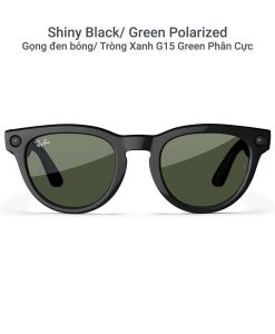 Ray Ban Meta Headliner Shiny Black Green Polar