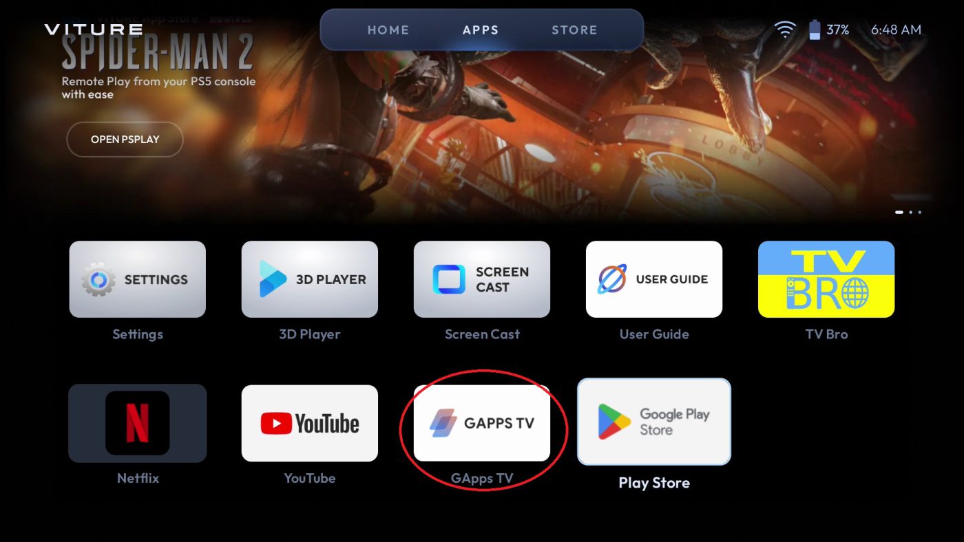 Ứng Dụng Gapps Tv