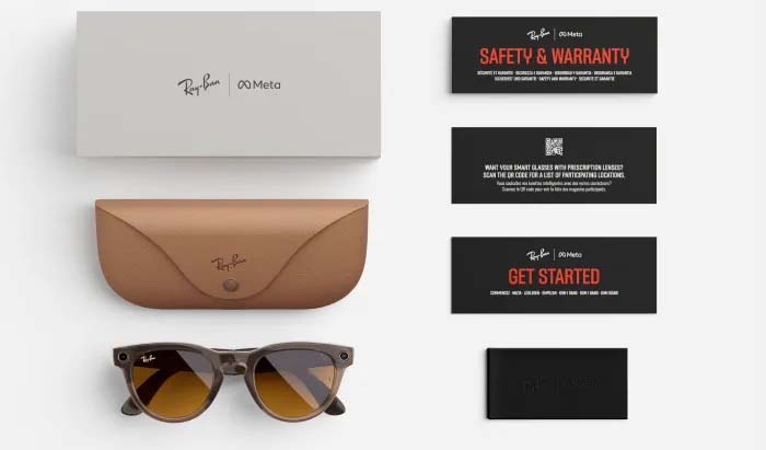 Trọn Bộ Sản Phẩm Kính Ray Ban Meta Headliner
