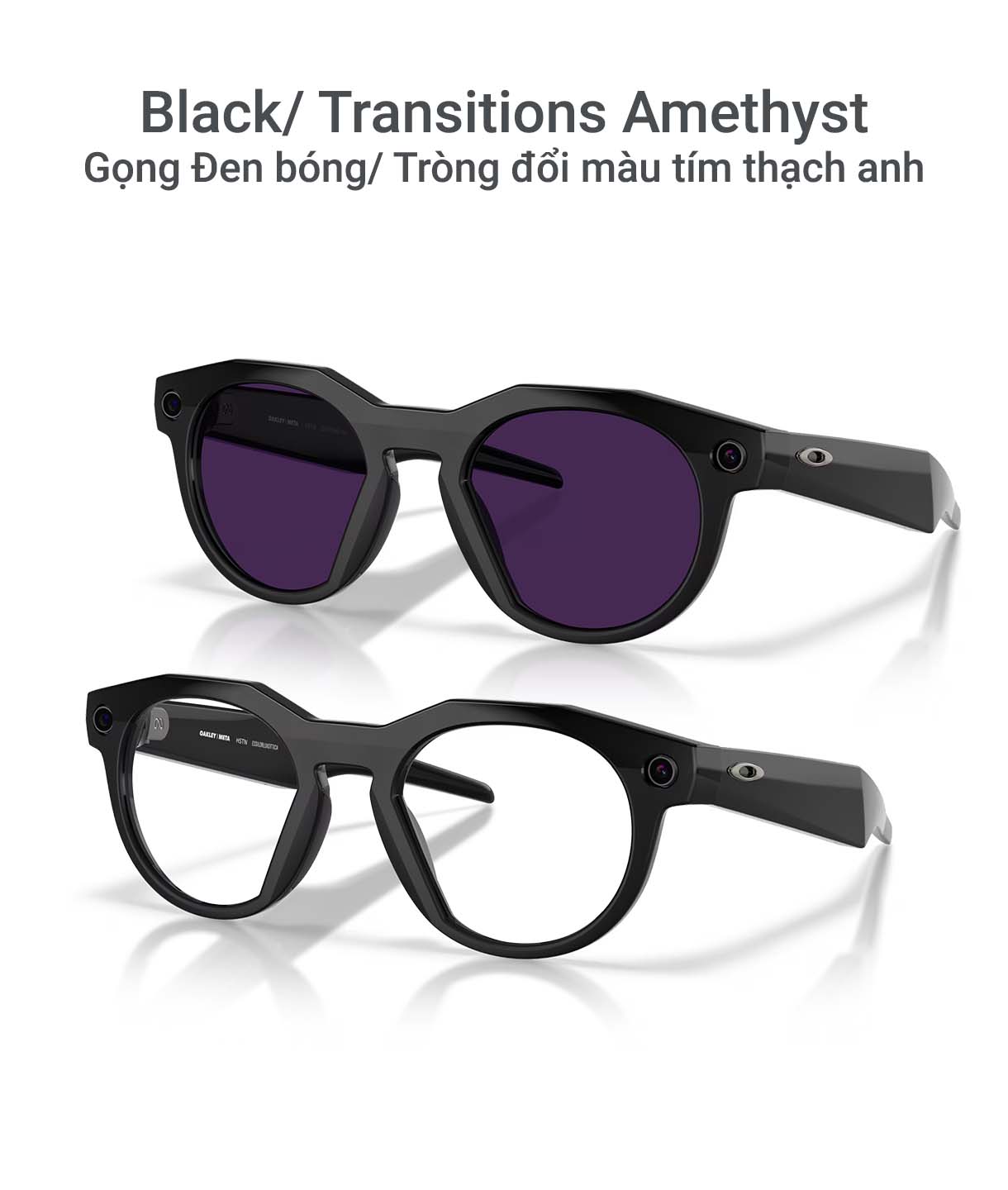 Kính Oakley Meta Black Transitions Amethyst