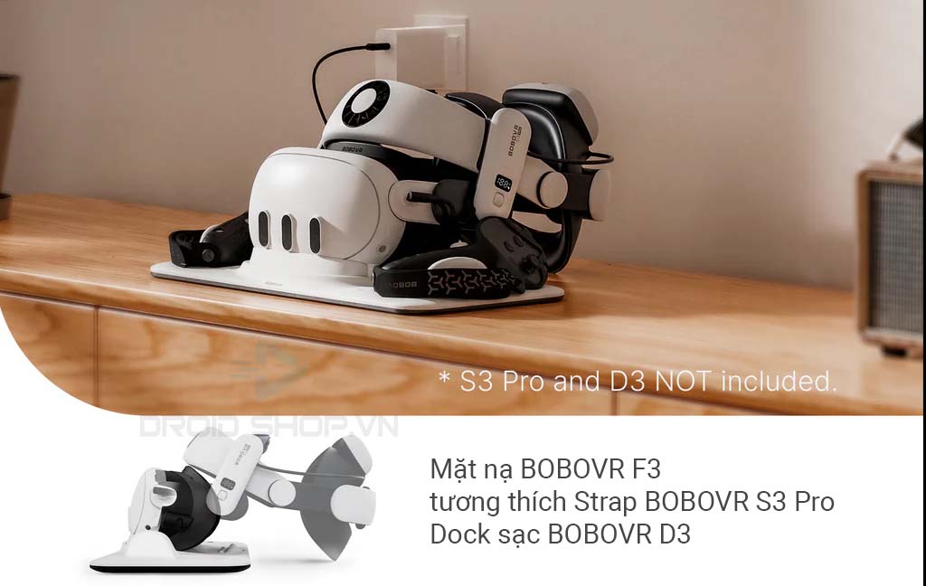 Mặt Nạ Bobovr F3 Thay Thế Kính Meta Quest 3