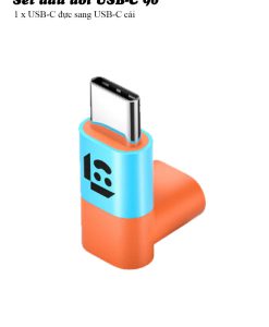 Đầu Bẻ Góc Usb C 90 độ Màu Xanh đỏ Chính Hãng Jsaux