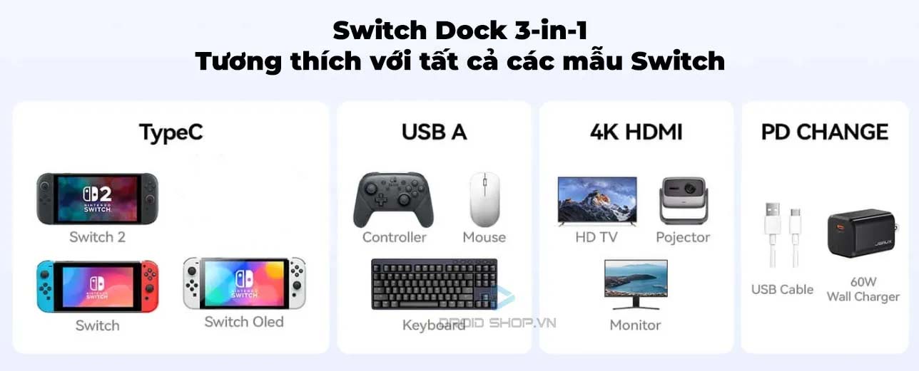 Dock Adapter For Switch 2100