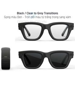 Kính Meta Ray Ban Display Gọng Black Tròng đổi Màu Xám