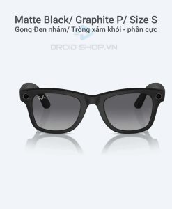 Ray Ban Meta Wayfarer Gọng Matte Black Tròng Graphite đen Nhám Tròng Phân Cực Xám Khói Size S