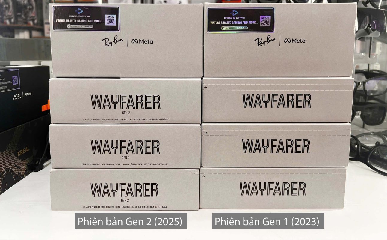 Phân Biệt Phiên Bản Rayban Meta Gen 1 Vs Rayban Meta Gen 2