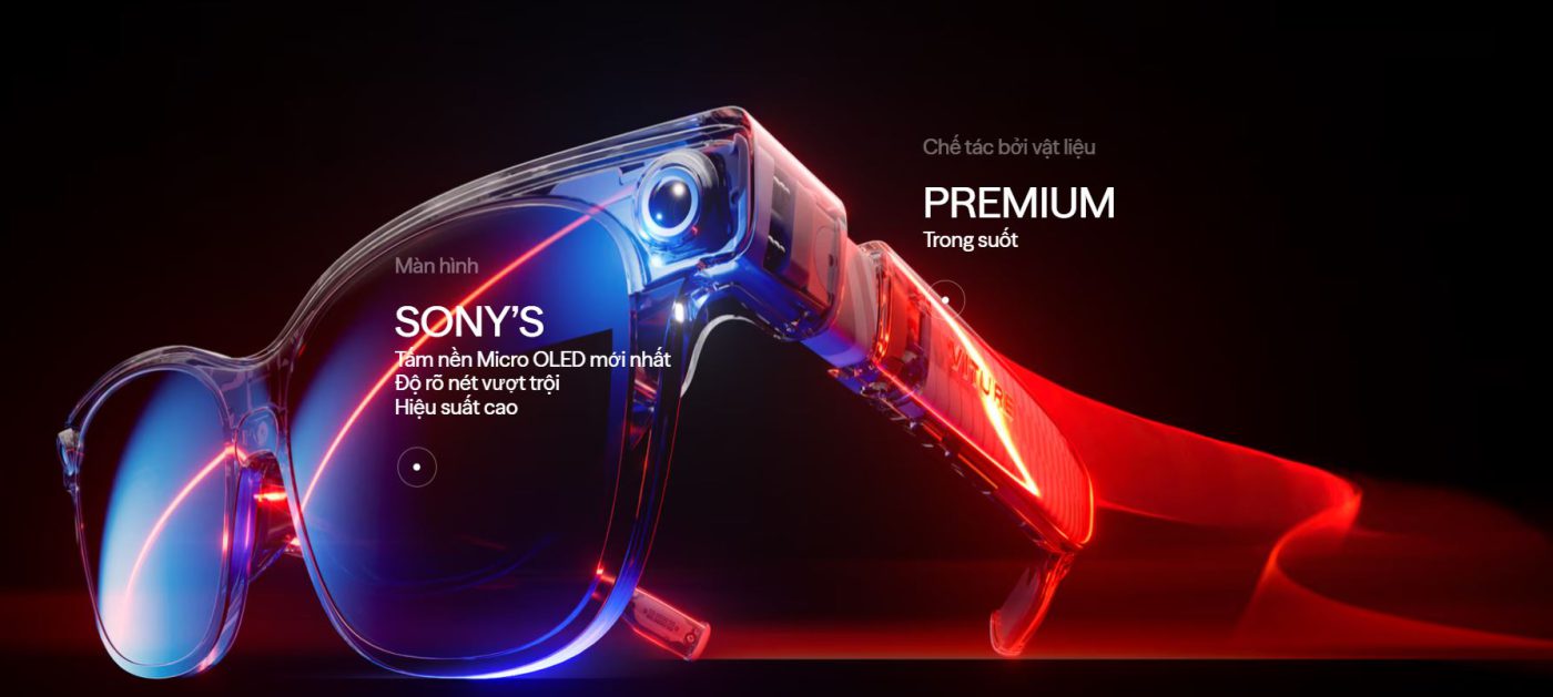 Kính Viture Luma Series Có Màn Hình Micro Oled 4k