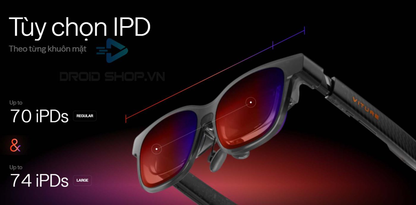 Tùy Chọn Ipd Theo Kính Viture Luma