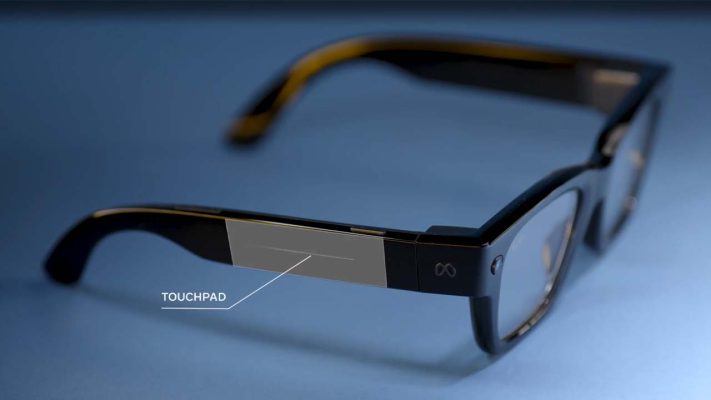 Khu Vực Touchpad Nằm ở Gọng Kính Bên Phải