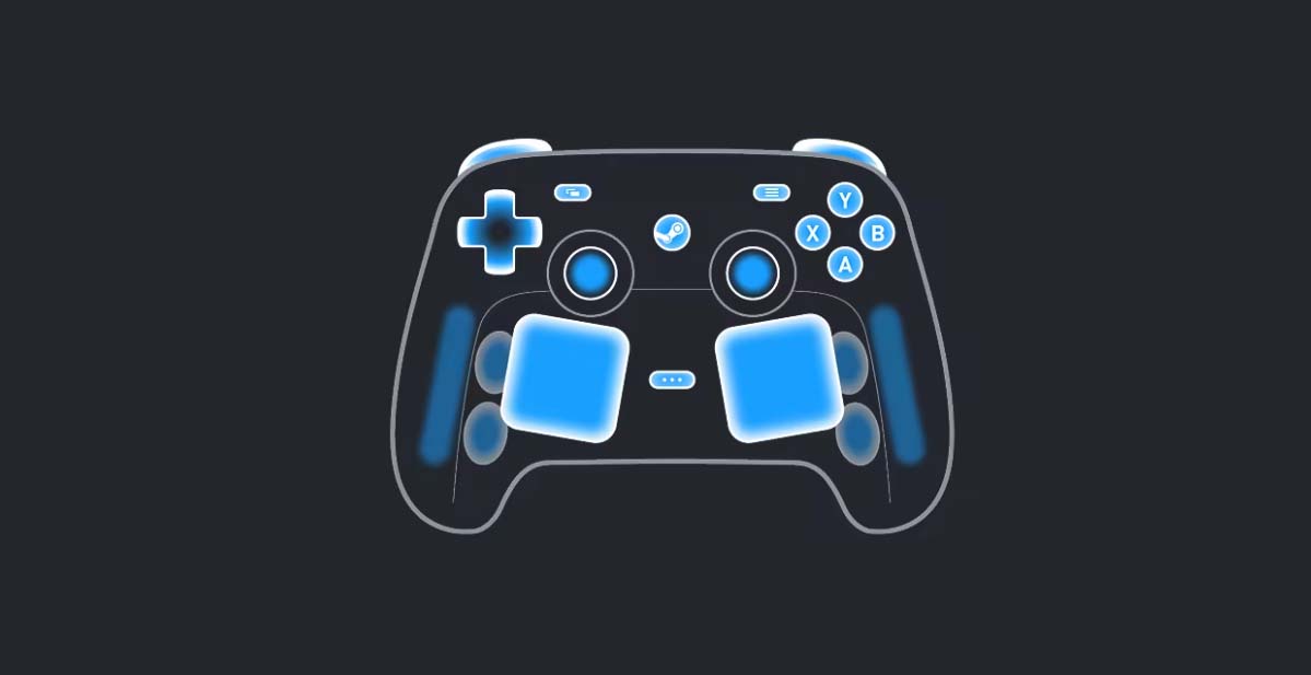 Steam Controller Nút Bấm