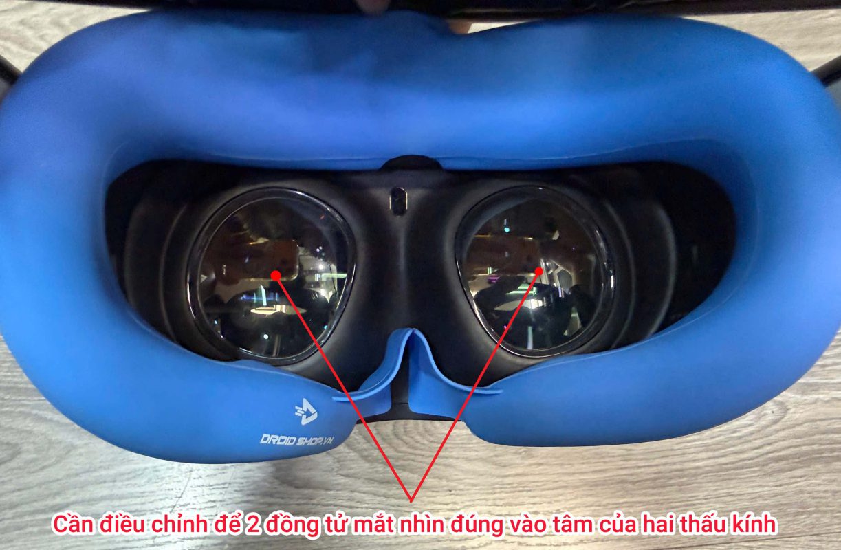 điều Chỉnh Vị Trí đồng Tử Mắt Và Tâm Thấu Kính Trên Meta Quest 3