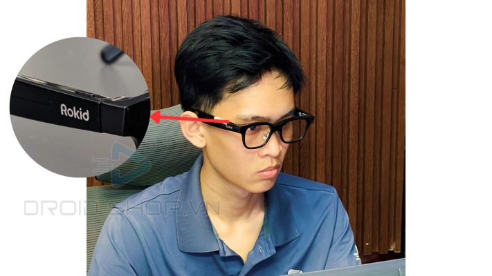 Nút bấm trên Rokid Glasses