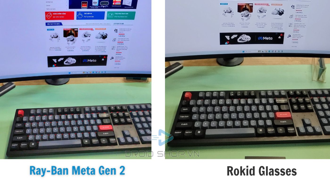 Chất Lượng Camera Ray Ban Meta Vs Rokid Glasses