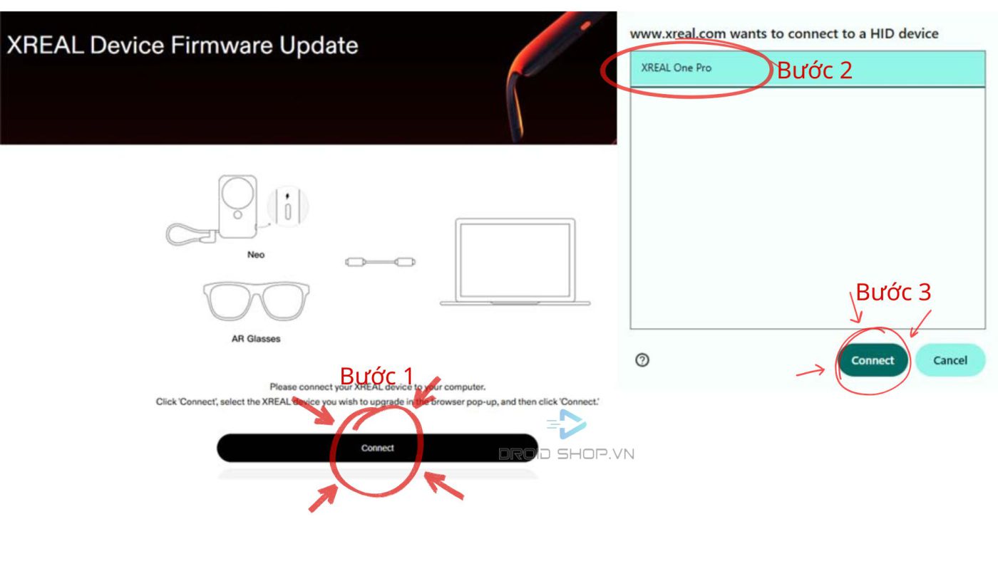 Hướng Dẫn Update Firmware Xreal