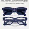 Shiny Cosmic Blue/ Transitions Sapphire Lenses