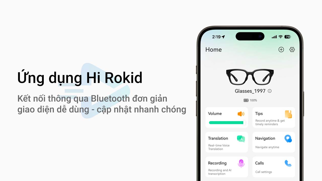 Rokid Style Ứng Dụng Hi Rokid