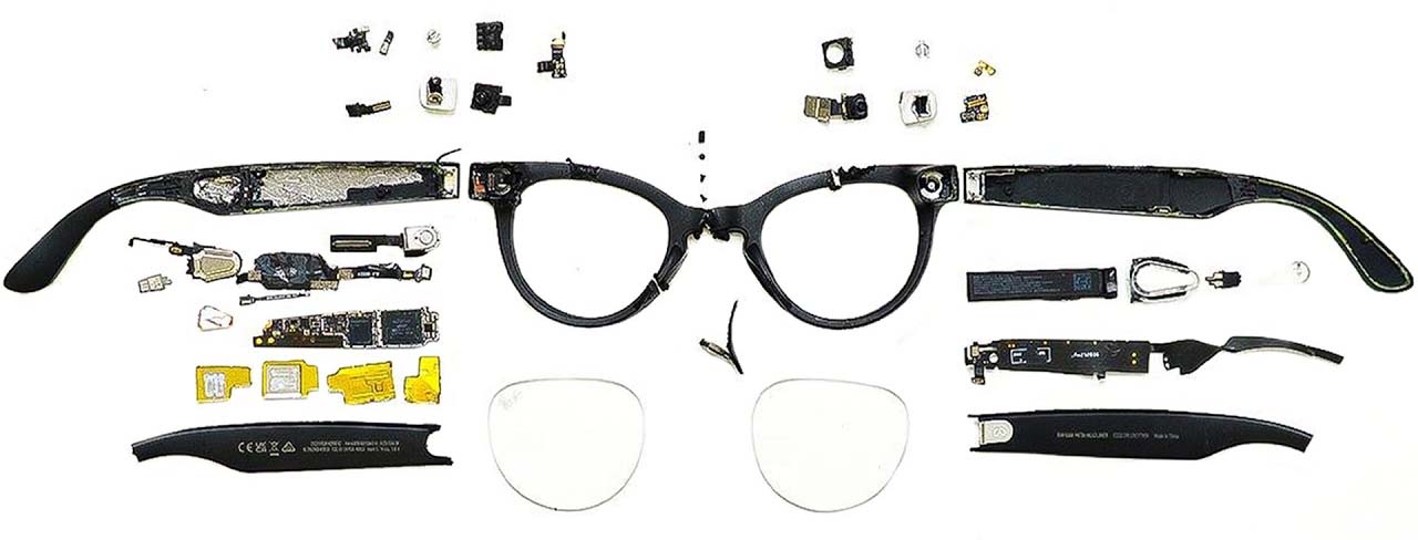 Tất Cả Linh Kiện Bên Trong Kính Ray Ban Meta